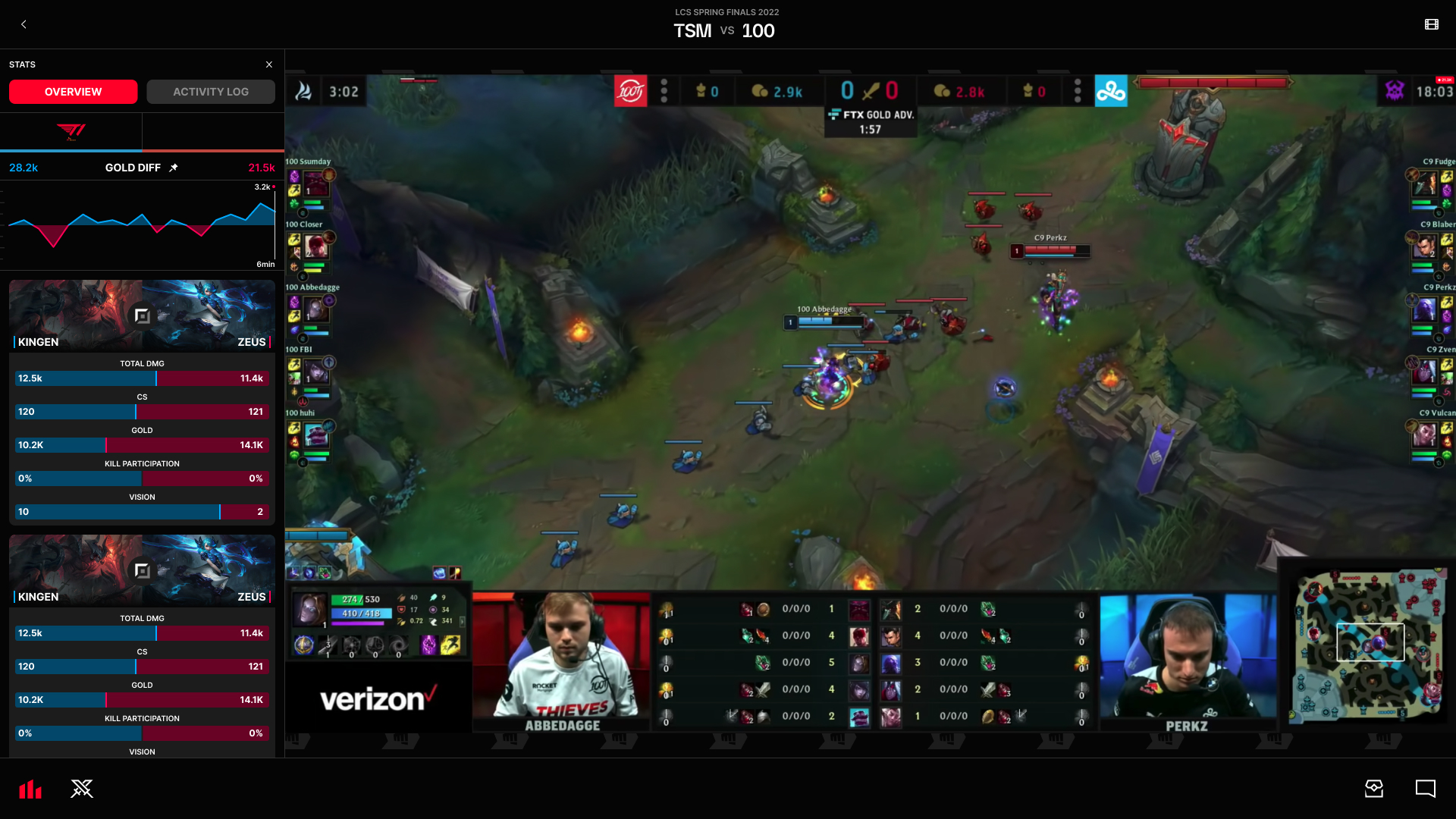 Riot Games—live esports watch experience